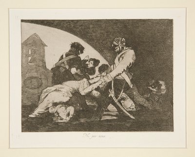 Heller ikke for dem (heller ikke disse), pl. 11 fra The Disasters of War af Francisco de Goya
