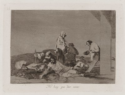Der er ingen grund til at give stemmer (It af Francisco de Goya