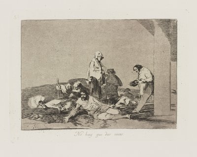 Du behøver ikke at råbe. (Vare af Francisco de Goya
