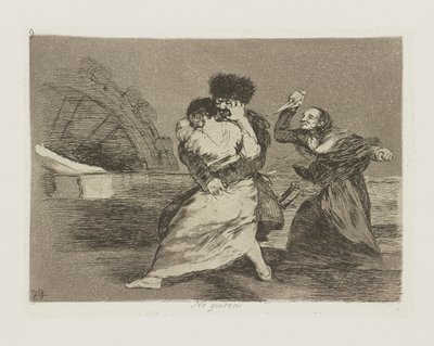 Det vil de ikke. (De Don af Francisco de Goya