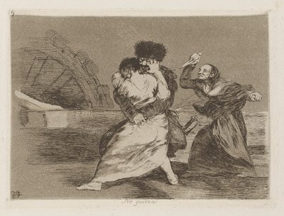 No quieren [sic] (Det gør de ikke af Francisco de Goya