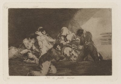 Du kan ikke se (One Can af Francisco de Goya