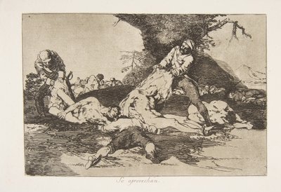 Plade 16 fra The Disasters of War Los Desastres de la Guerra: T..., 1810 udgivet i 1863. af Francisco de Goya