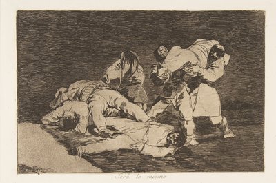 Plade 21 fra The Disasters of War Los Desastres de la Guerra: It w..., 1810 udgivet 1863. af Francisco de Goya