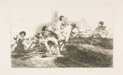 Plade 24 fra The Disasters of War Los Desastres de la Guerra: De kan stadig være af u..., 1810. af Francisco de Goya