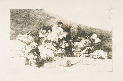 Plade 25 fra The Disasters of War The Disasters of War: Disse også. Også e..., 1810. af Francisco de Goya