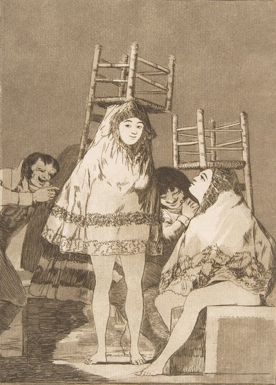 Plade 26 fra Los Caprichos: De har allerede fået en plads De har allerede fået en plads., 1799. af Francisco de Goya