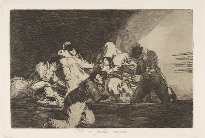 Plade 26 fra The Disasters of War Los Desastres de la Guerra: One..., 1810-20, udgivet 1863. af Francisco de Goya