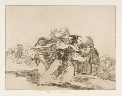 Plade 42 fra The Disasters of War Los Desastres de la Guerra: Every..., 1810 udgivet 1863. af Francisco de Goya
