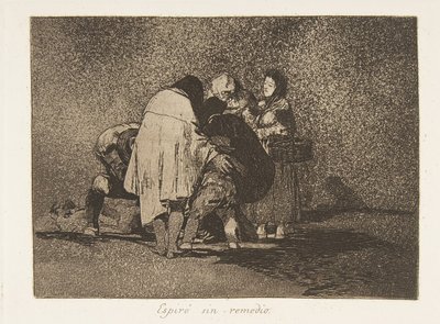 Plade 53 fra The Disasters of War Los Desastres de la Guerra: Th..., 1811-12 udgivet 1863. af Francisco de Goya
