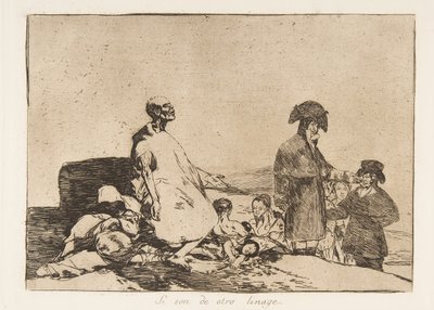 Plade 61 fra The Disasters of War Los Desastres de la Guerra: Pe..., 1811-12 udgivet 1863. af Francisco de Goya