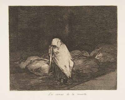 Plade 62 fra The Disasters of War Los Desastres de la Guerra: Th..., 1811-12 udgivet 1863. af Francisco de Goya