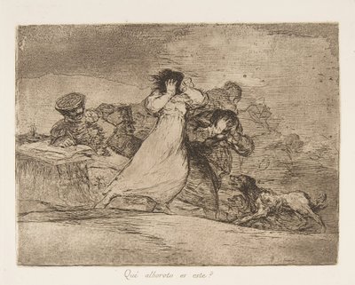 Plade 65 fra The Disasters of War Los Desastres de la Guerra..., efter 1814-15 udgivet 1863. af Francisco de Goya