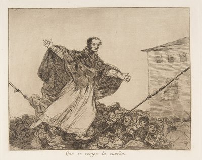 Plade 77 fra The Disasters of War Los Desastres de la Guerra..., efter 1814-15 udgivet 1863. af Francisco de Goya