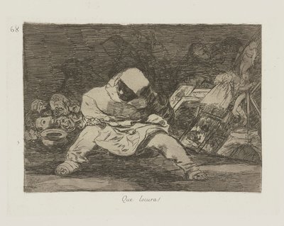 Hvilket vanvid! (Hvilken Galskab!), pl. 68 fra serien The Disasters of War af Francisco de Goya