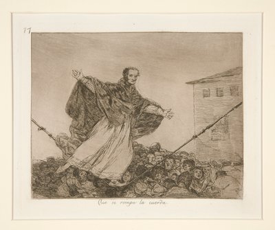 Maj ledningsbrud, pl. 77 fra The Disasters of War af Francisco de Goya