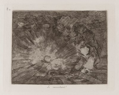 hvis genopstå?? (Will She Rise Again?), Plade 80 fra The Disasters of War af Francisco de Goya