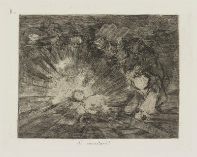 Er du genoplivet?? (Vil hun rejse sig igen?), pl. 80 fra serien Los desastres de la guerra (Krigens katastrofer) af Francisco de Goya