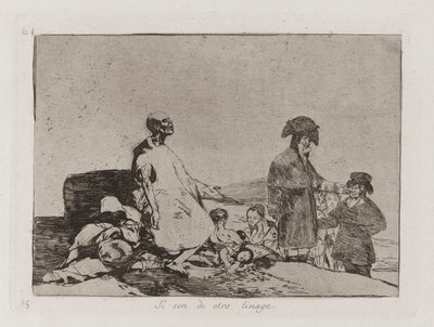 If They Are of Another Breed (Perhaps They Are of Another Breed), Plade 61 fra The Disasters of War af Francisco de Goya