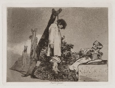 Heller ikke (Ikke [i dette tilfælde]) Plade 36 fra The Disasters of War af Francisco de Goya