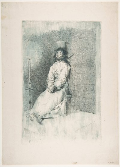 The Garroted Man The Garroted Man, ca. 1778-80. af Francisco de Goya