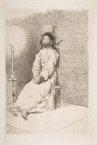 Den garrotede mand Den garrotede mand, 1778-80. af Francisco de Goya