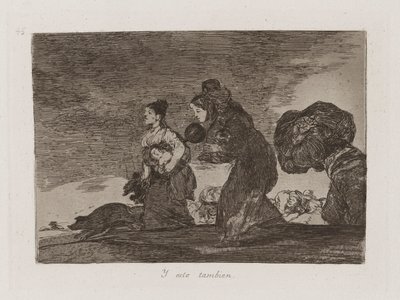 And This Too, Plade 45 fra The Disasters of War af Francisco de Goya