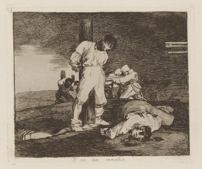 Y no hai remedio (Og der af Francisco de Goya