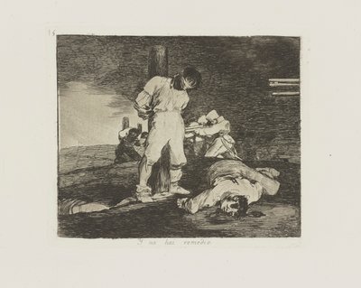 Y no hai remedie. (Og der af Francisco de Goya