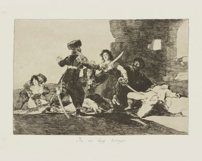 Der er ingen tid. (Det er der ikke af Francisco de Goya
