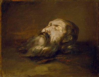 Saints hoved halshugget af Francisco Herrera the Elder