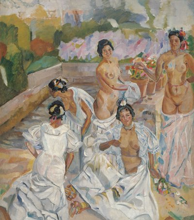 The Bath Sevilledani af Francisco Iturrino