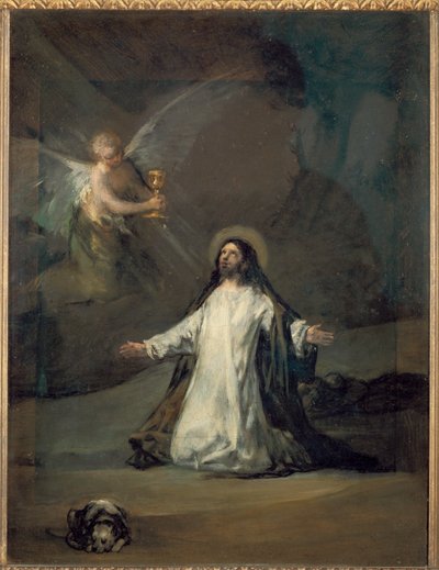 Kristus i Getsemane ... af Francisco Jose de (circle of) Goya y Lucientes