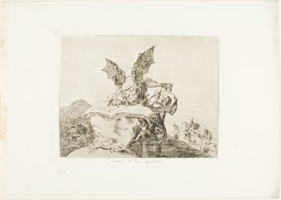 Against the Common Good, plade 71 fra The Disasters of War af Francisco Jose de Goya y Lucientes