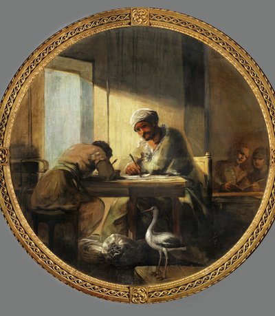 Allegori om handel, malet til paladset for dronningens favorit Manuel de Godoy ... (maleri på lærred) af Francisco Jose de Goya y Lucientes
