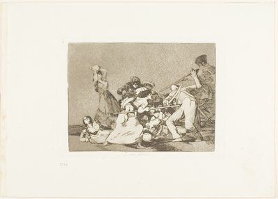 Og de er som vilde dyr, plade fem fra The Disasters of War af Francisco Jose de Goya y Lucientes