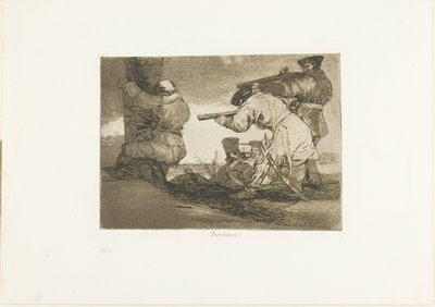Barbarians!, plade 38 fra The Disasters of War af Francisco Jose de Goya y Lucientes