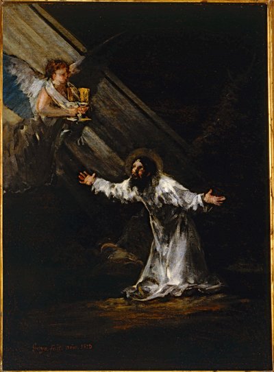 Kristus på Oliebjerget ... (olie på panel) af Francisco Jose de Goya y Lucientes