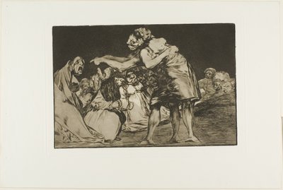 Disorderly Folly, plade syv fra Ordsprogene af Francisco Jose de Goya y Lucientes