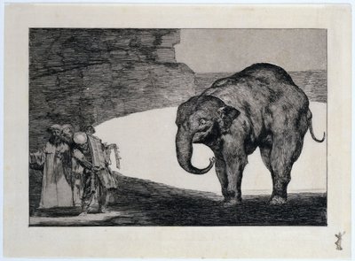 Vildt vrøvl, au: Yderligere ordsprog: Andre love fra folket af Francisco Jose de Goya y Lucientes