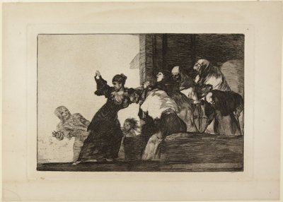 Disparate pobre (Fattig dårskab eller To hoveder er bedre end ét), tavle 11 fra serien Los Disparates (Dårskaberne) af Francisco Jose de Goya y Lucientes