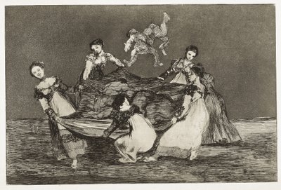 GOYA Y LUCIENES, Francisco de (1746-1828). Ordsprog. Kvindelig gåde. 1815-1824. (24