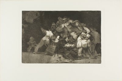 General Folly, plade ni fra Ordsprogene af Francisco Jose de Goya y Lucientes