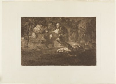 Gud skaber dem, og de slutter sig sammen, plade 18 fra Los Proverbios af Francisco Jose de Goya y Lucientes