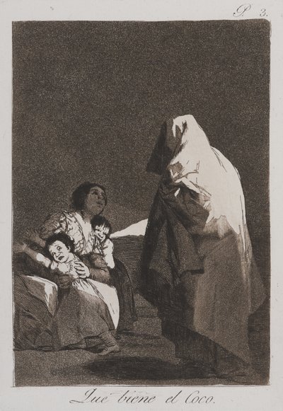 Here Comes the Bogey-Man af Francisco de Goya