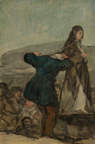 Henrettelse af hekse af Francisco Jose de Goya y Lucientes