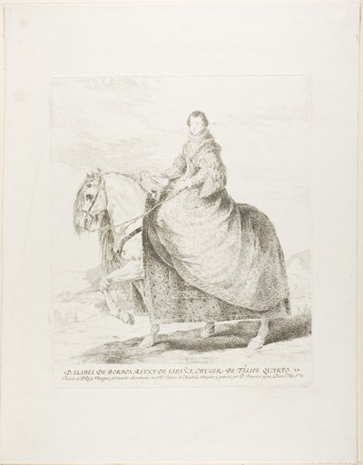 Isabella af Bourbon af Francisco Jose de Goya y Lucientes