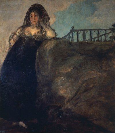 leocadia af Francisco Jose de Goya y Lucientes