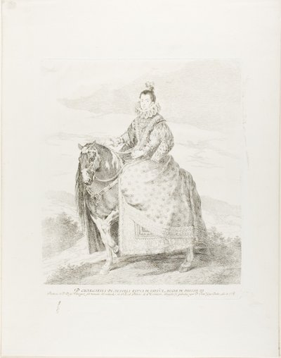 Margaret af Østrig af Francisco Jose de Goya y Lucientes