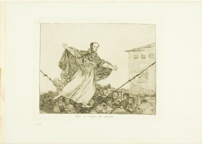Må ledningen knække, plade 77 fra The Disasters of War af Francisco Jose de Goya y Lucientes
